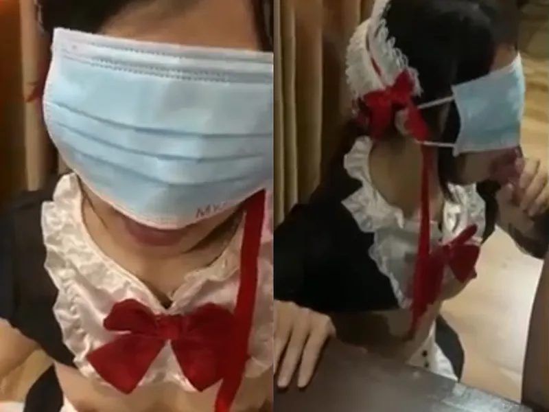 Cô bạn gái việt dâm cosplay nô lệ tình dục liếm mút con cục thịt điêu luyện